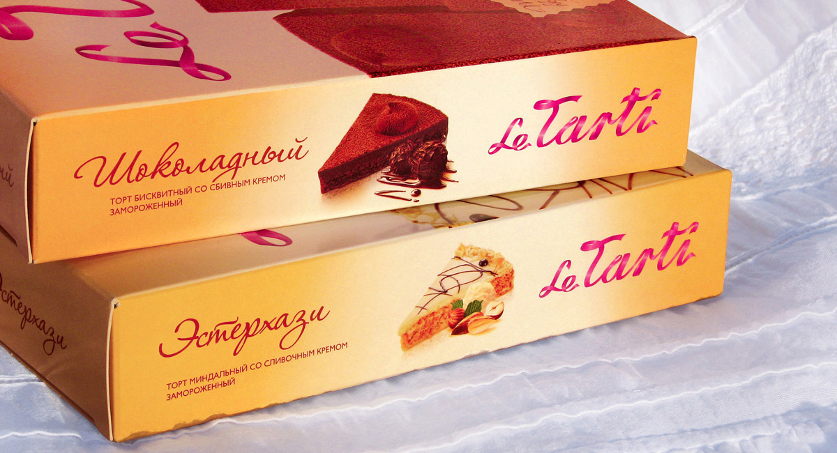 Торт Le Tarti. Дизайн логотипа