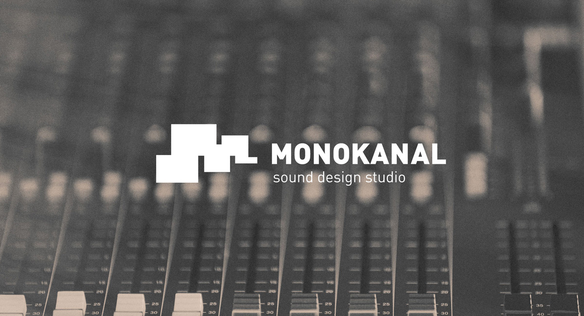 Дизайн логотипа студии звукозаписи Моноканал