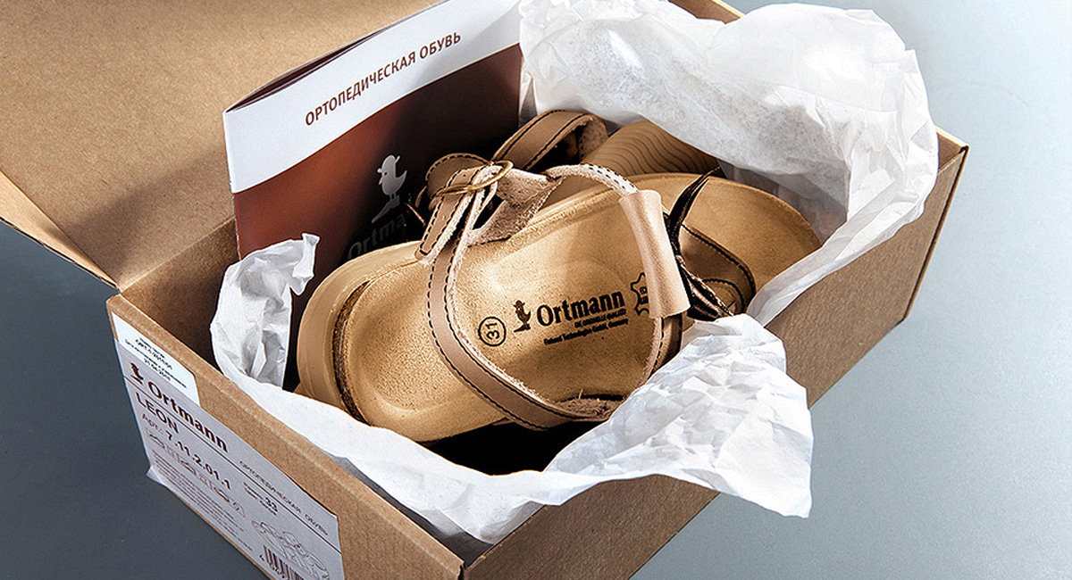 Ортопедическая обувь Ortmann. Дизайн логотипа