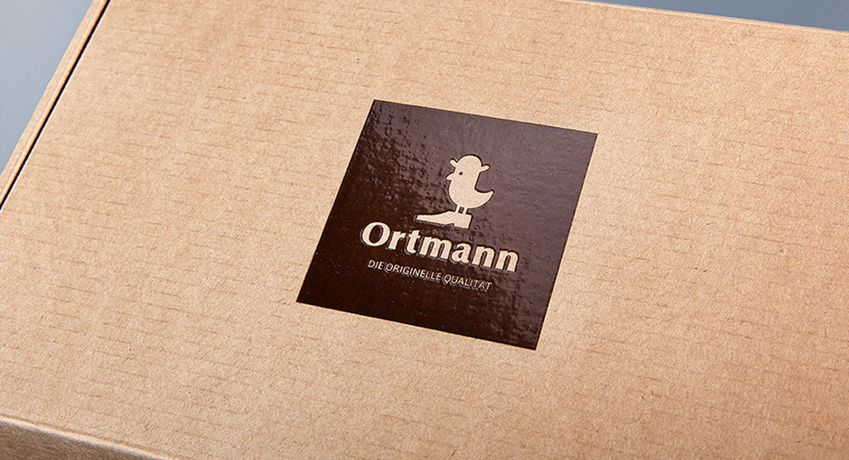 Дизайн логотипа ортопедической обуви Ortmann