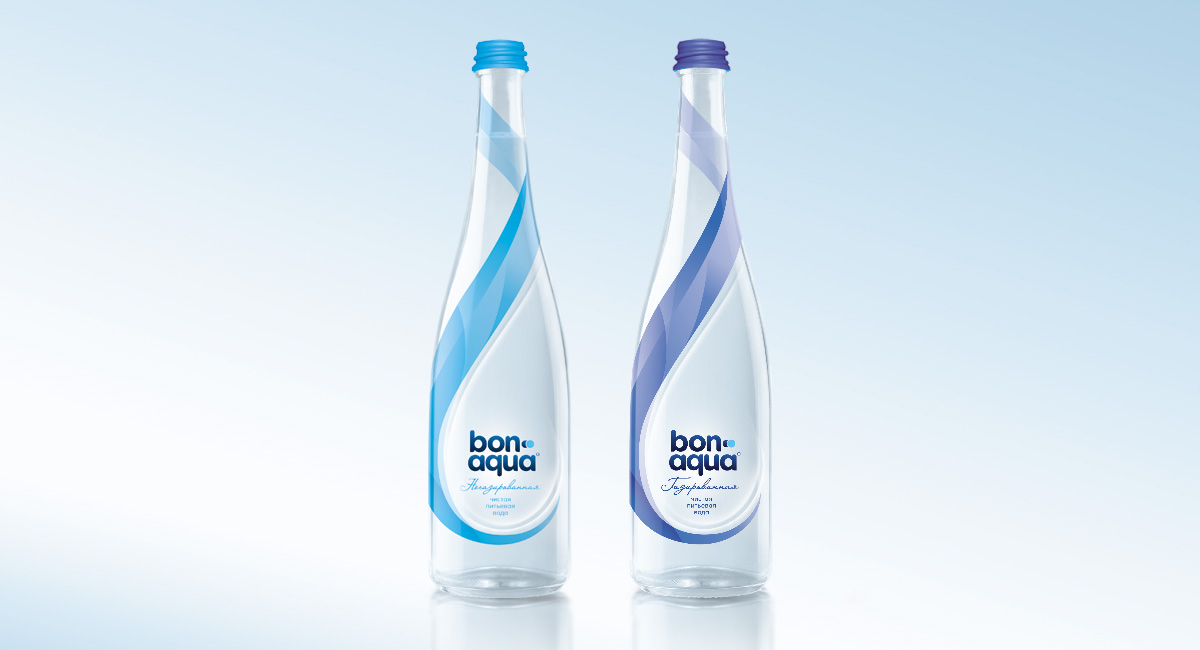 Дизайн упаковки воды Bonaqua