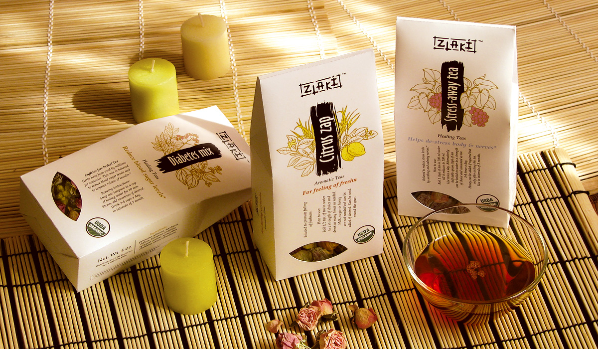 Чай ZLAKI. Дизайн упаковки